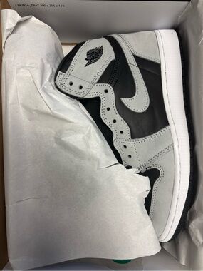 Jordan Men's High-Top Sneakers — Black and Light Gray